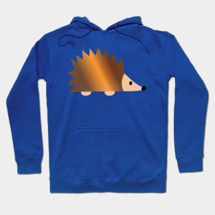 Shiny Brown Hedgehog Hoodie